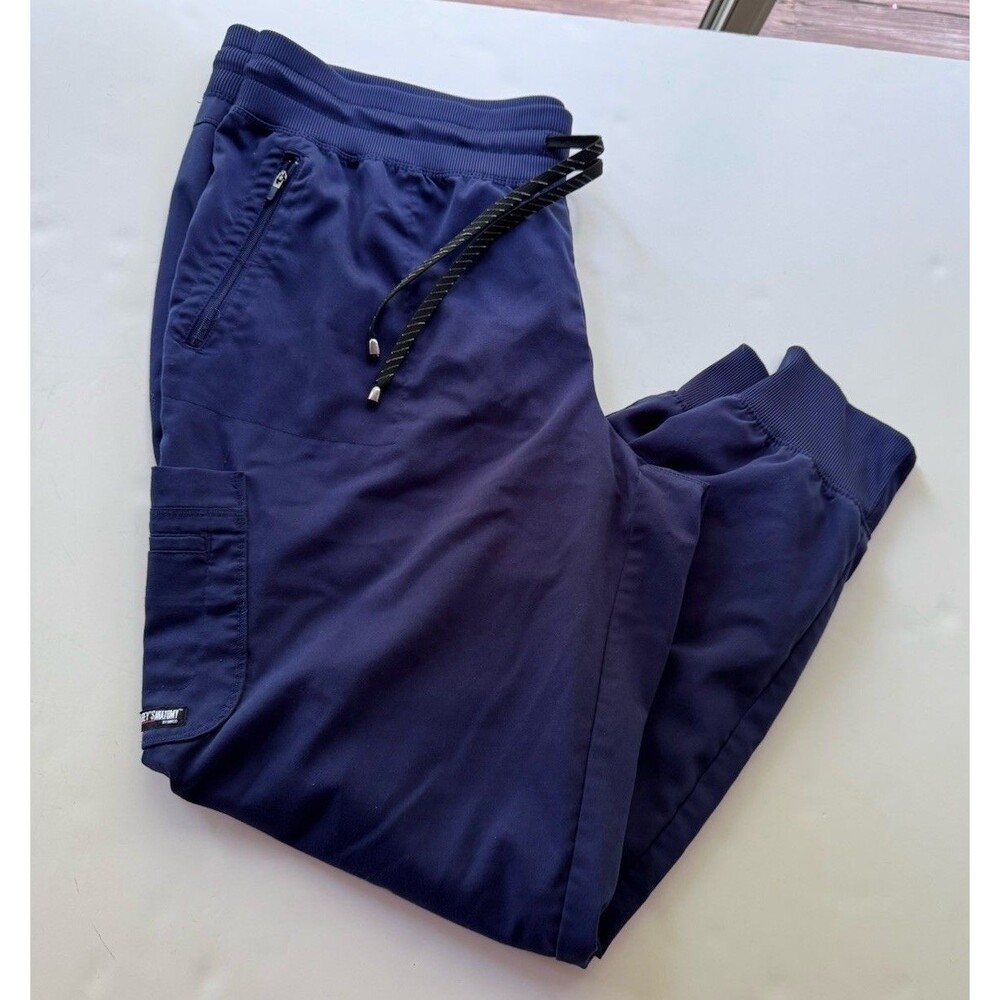 Grey's Anatomy Blue Scrub Pants XL Health Nurse Unisex Medical Solid Jogger